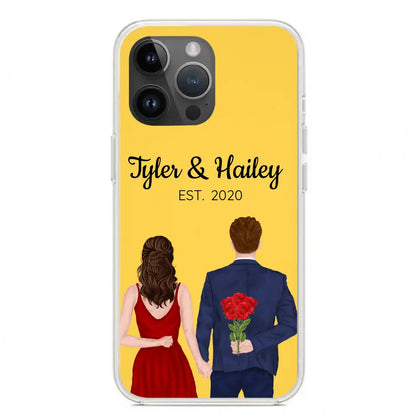 Couple Personalized White Phone Case