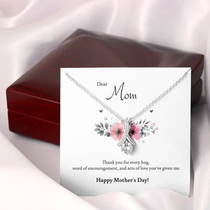 Personalized Necklace Message Card