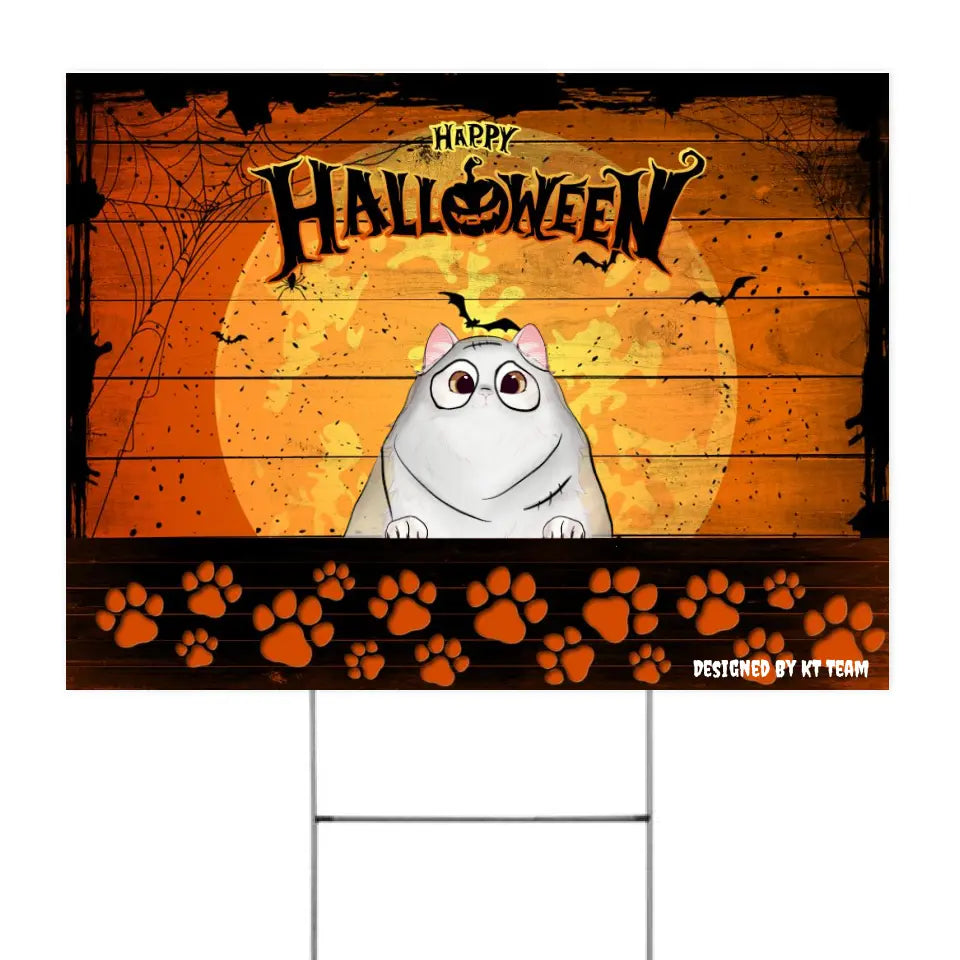 Personalized Halloween Yard Sign