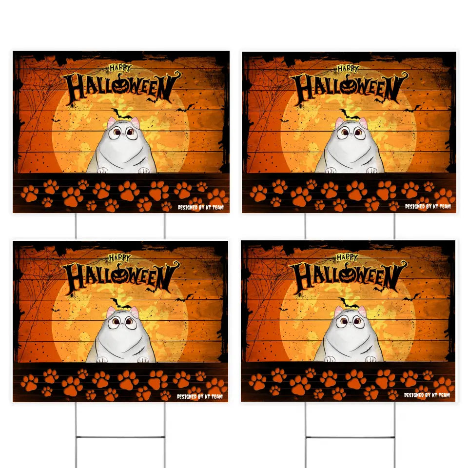 Personalized Halloween Yard Sign