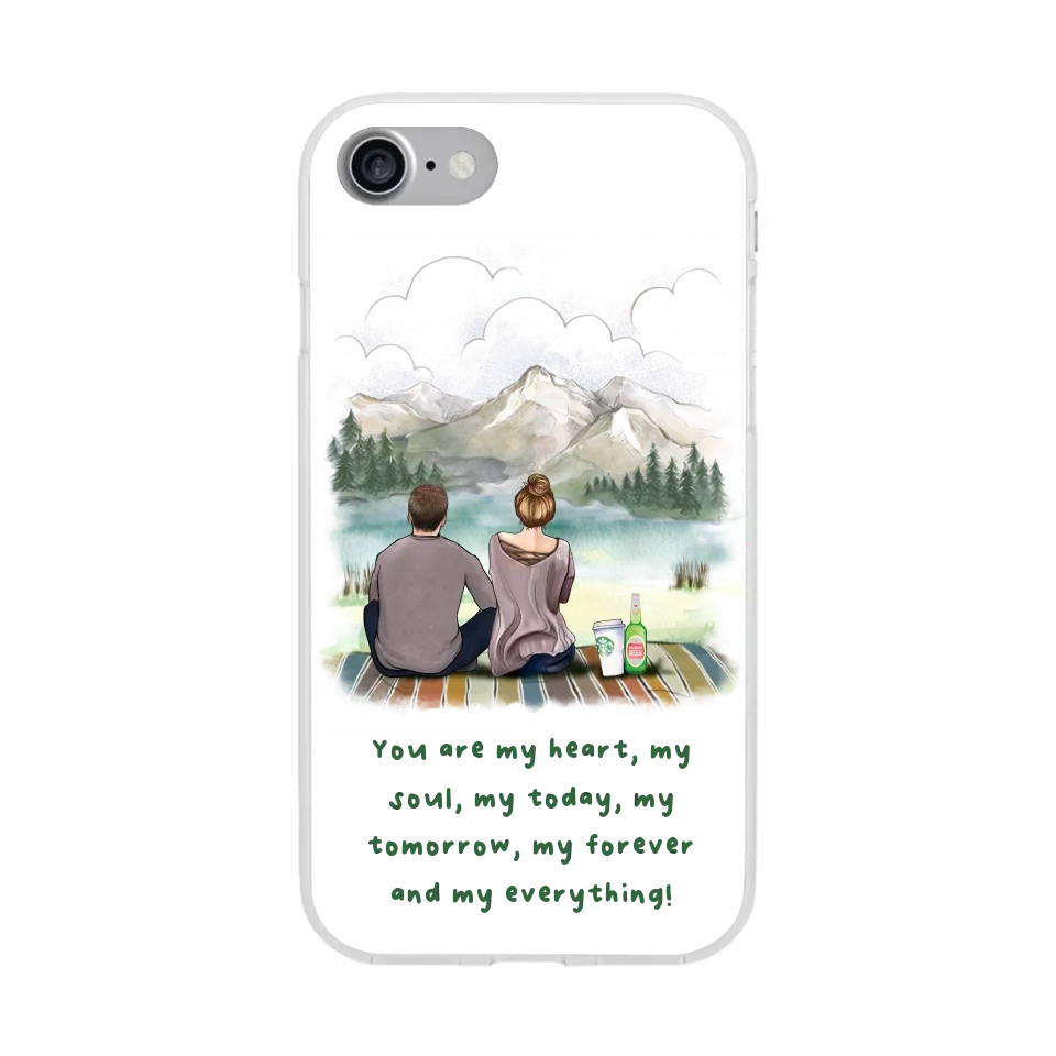Couple chilling - Phone Case