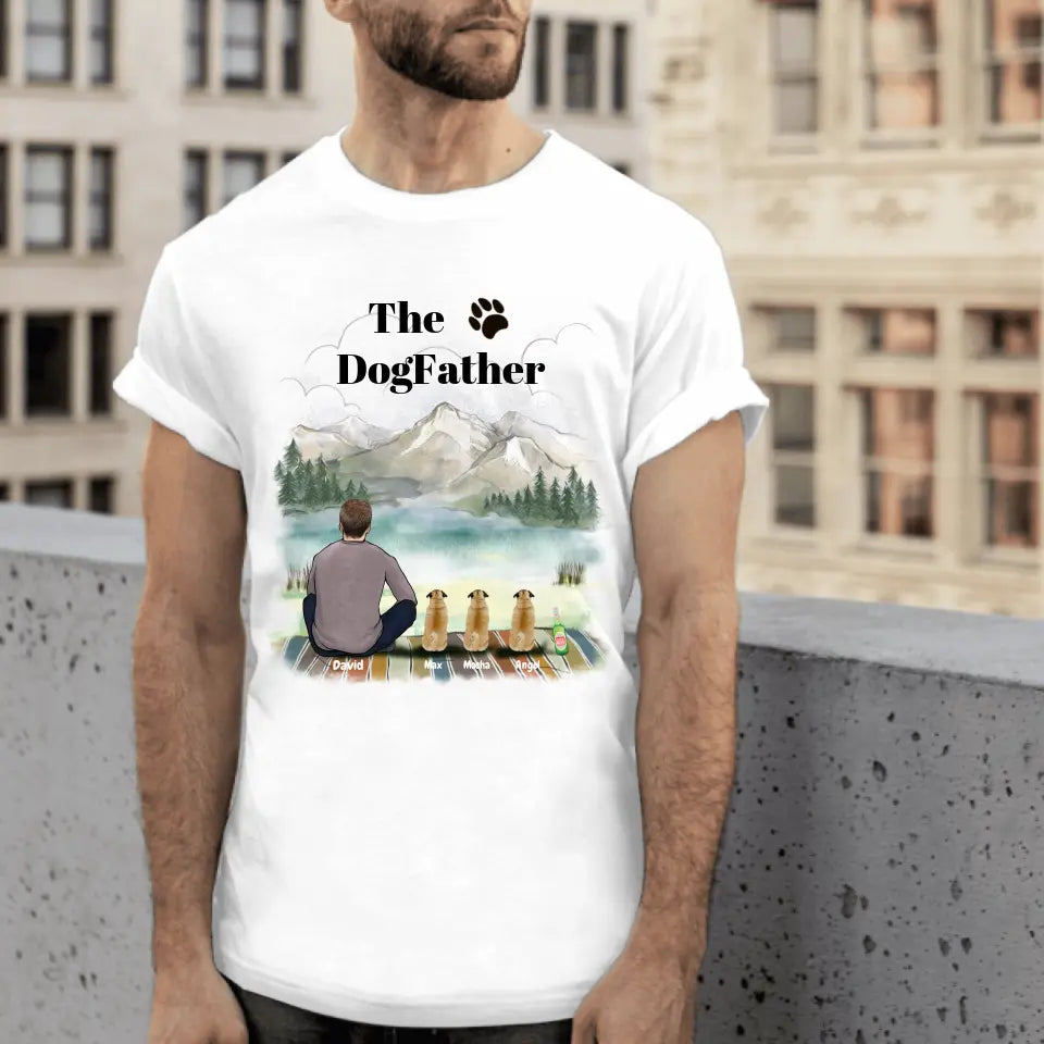 The DogFather Personalized Man T-shirt