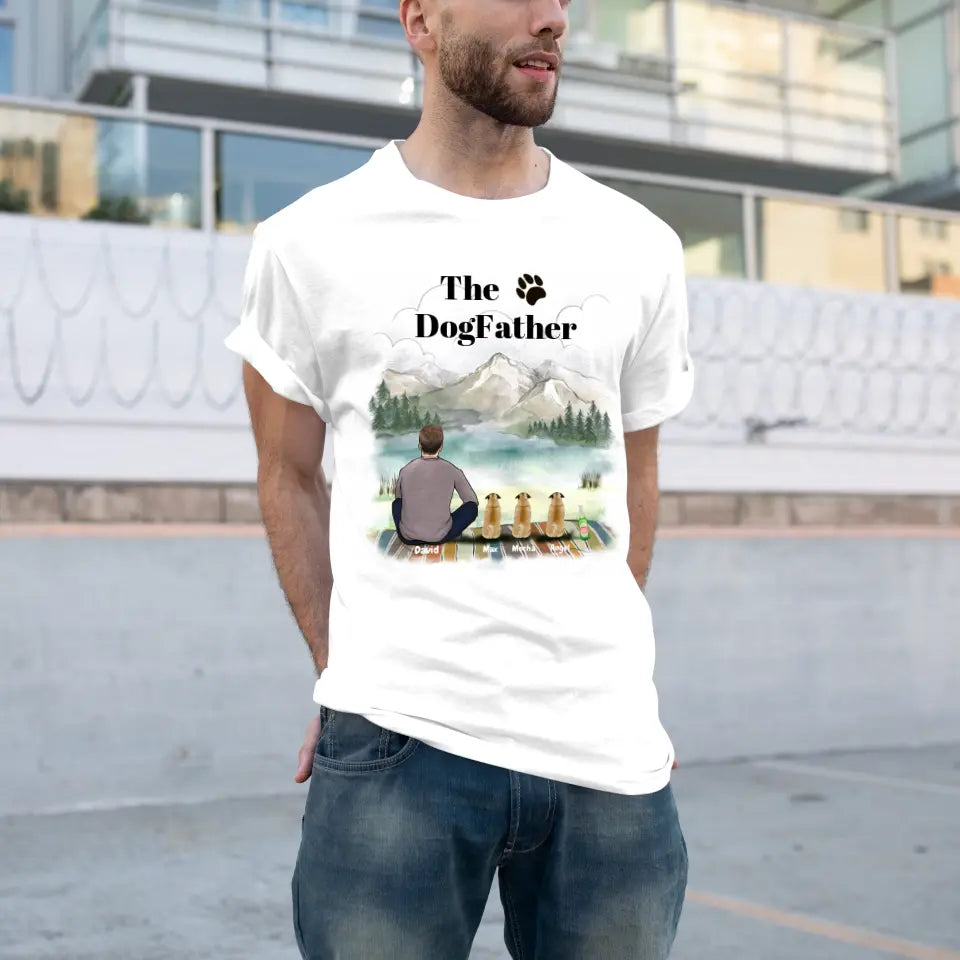 The DogFather Personalized Man T-shirt