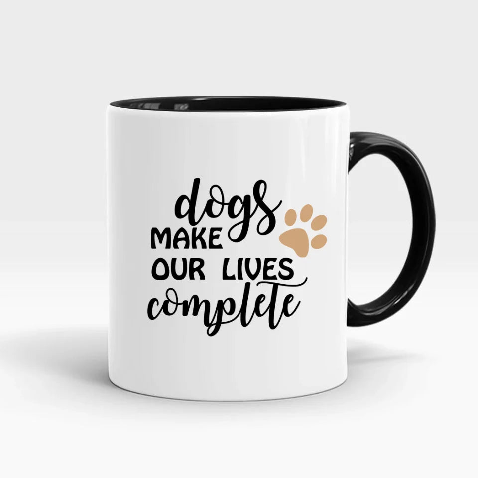 Woman & Dogs - Personalized Mug