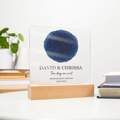 Starmap Acrylic Plaque