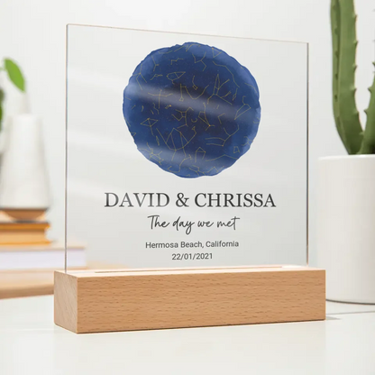 Starmap Acrylic Plaque