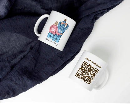 Family Mug Personalized QR code