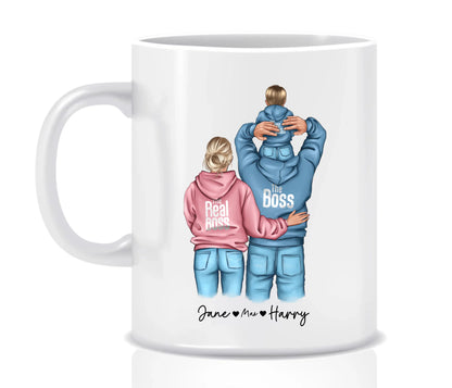 Family Mug Personalized QR code