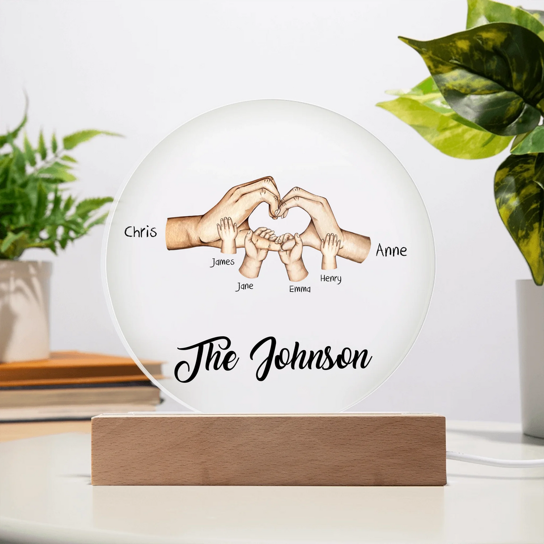 Acrylic Circle LED 2