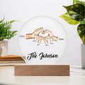 Acrylic Circle LED 2