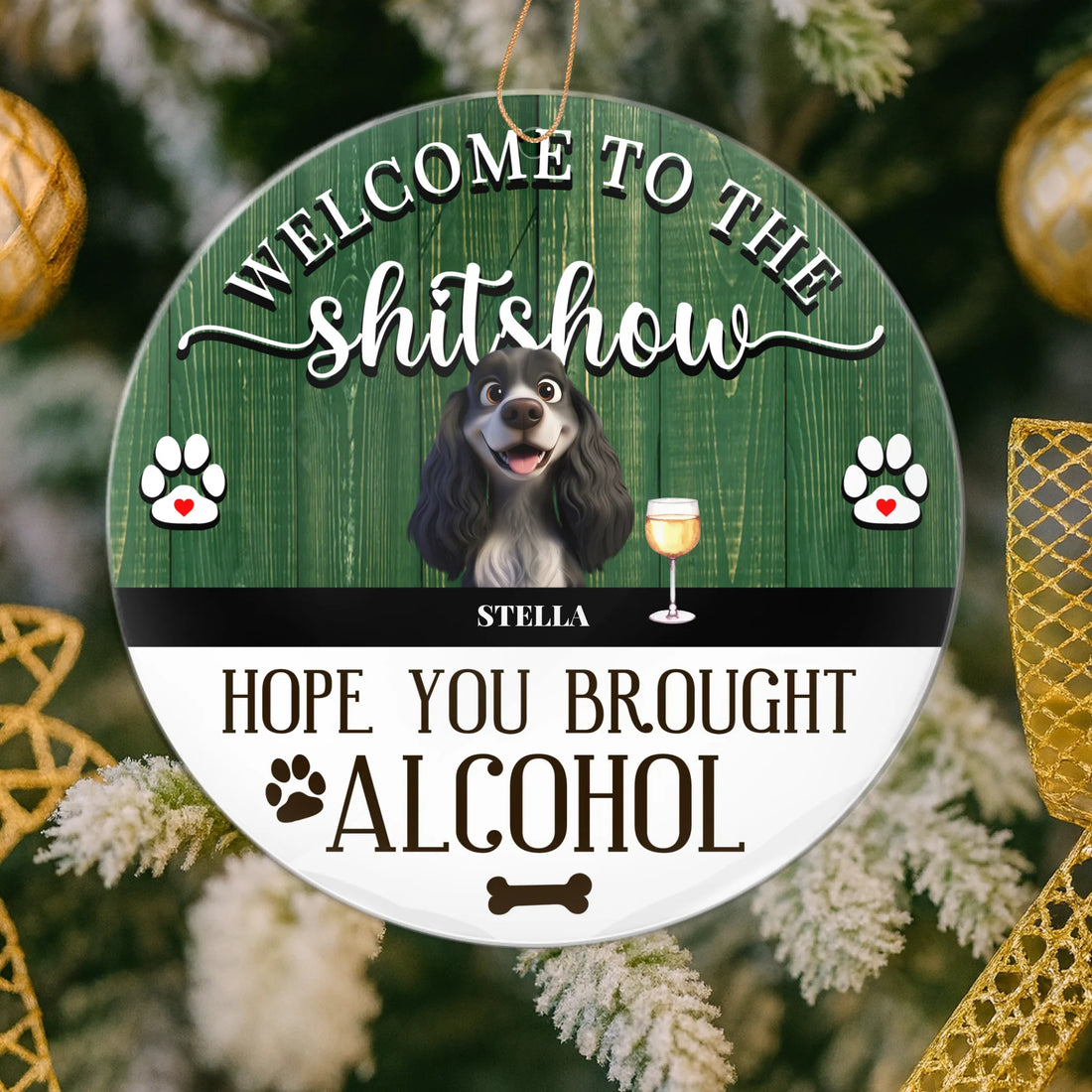 TIB Free Design - Welcome To The Shitshow | Door Sign | 3D Dogs | 3D Cats