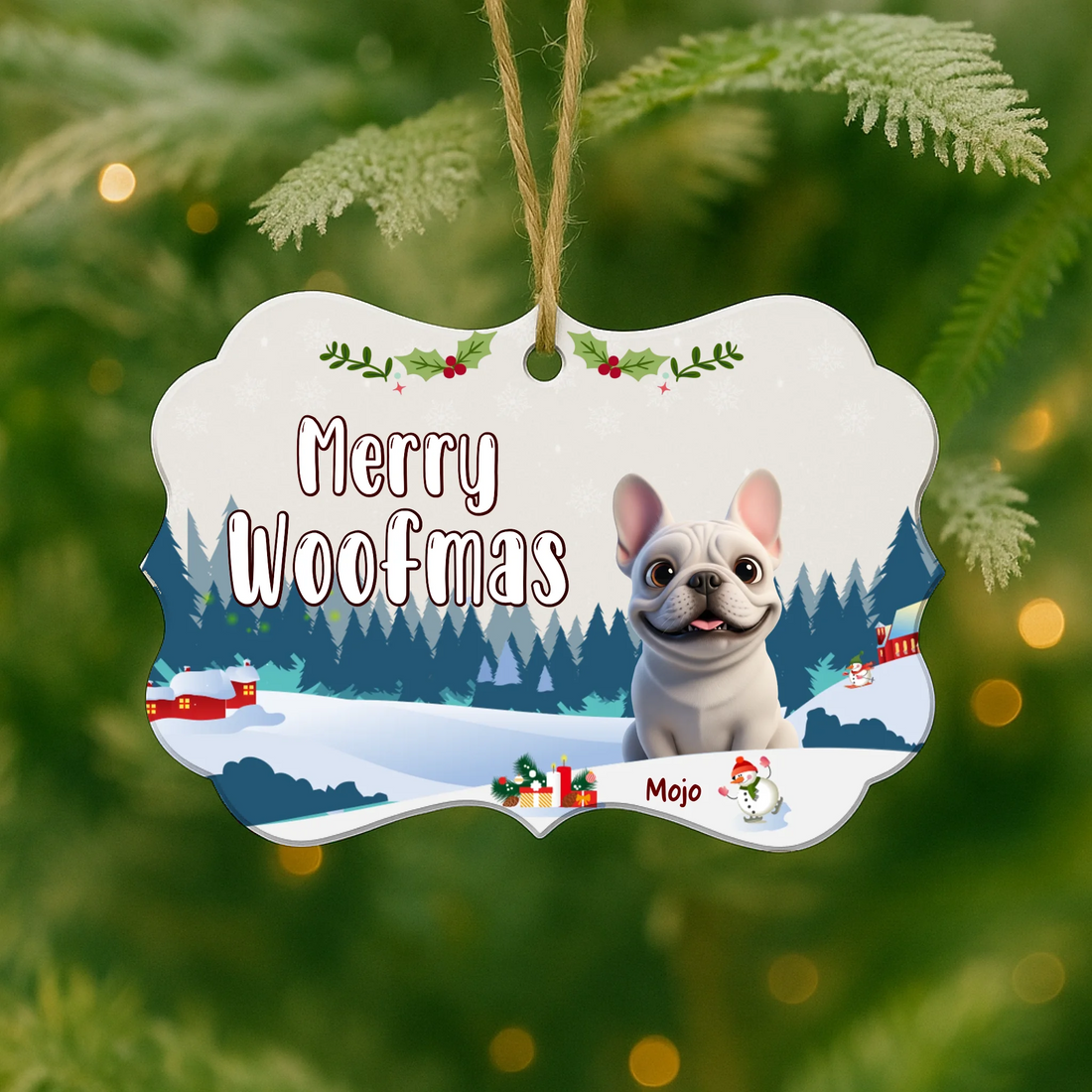 TIB Free Design - Merry Woofmas | 3D Dogs | Benelux ornament