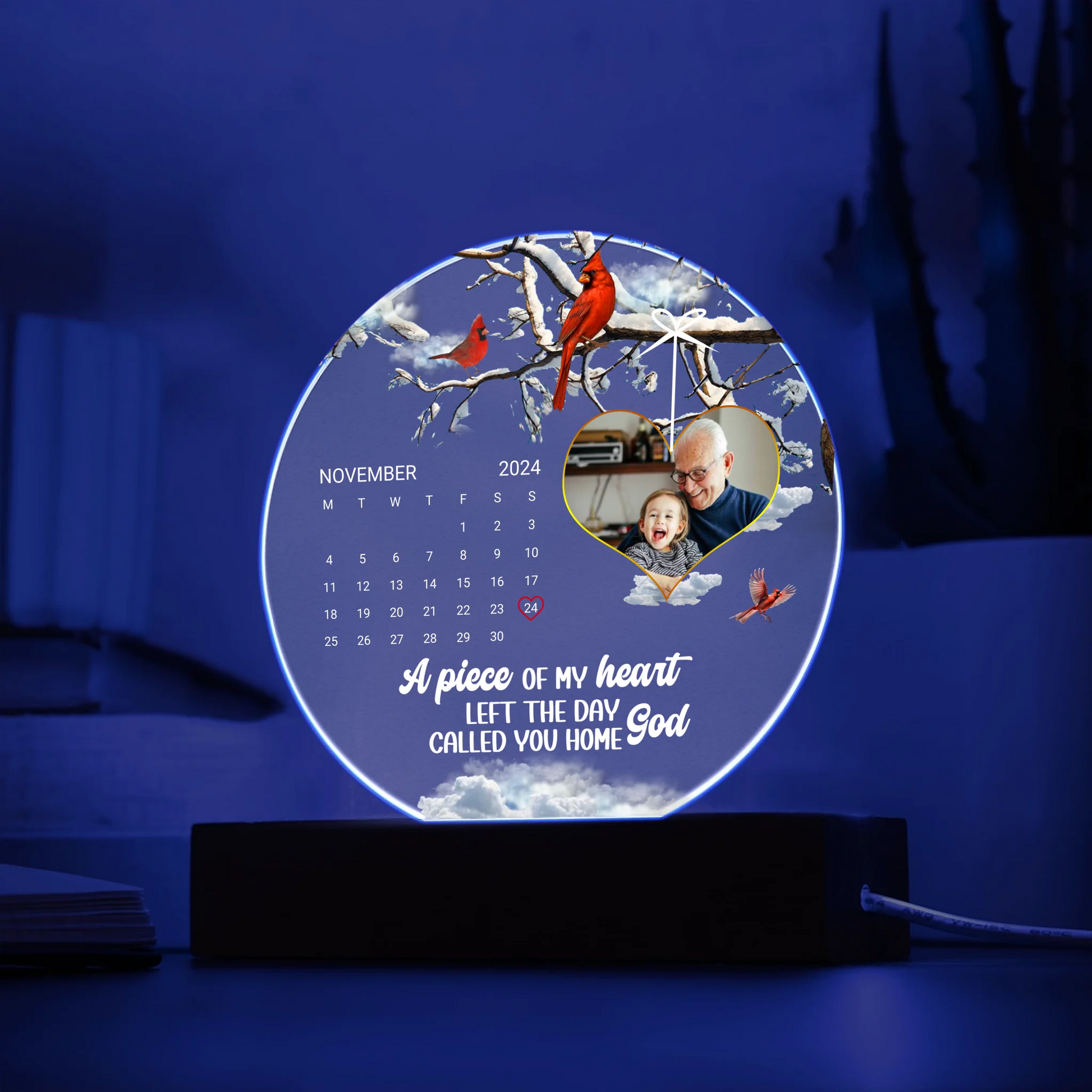 Acrylic Circle LED 4