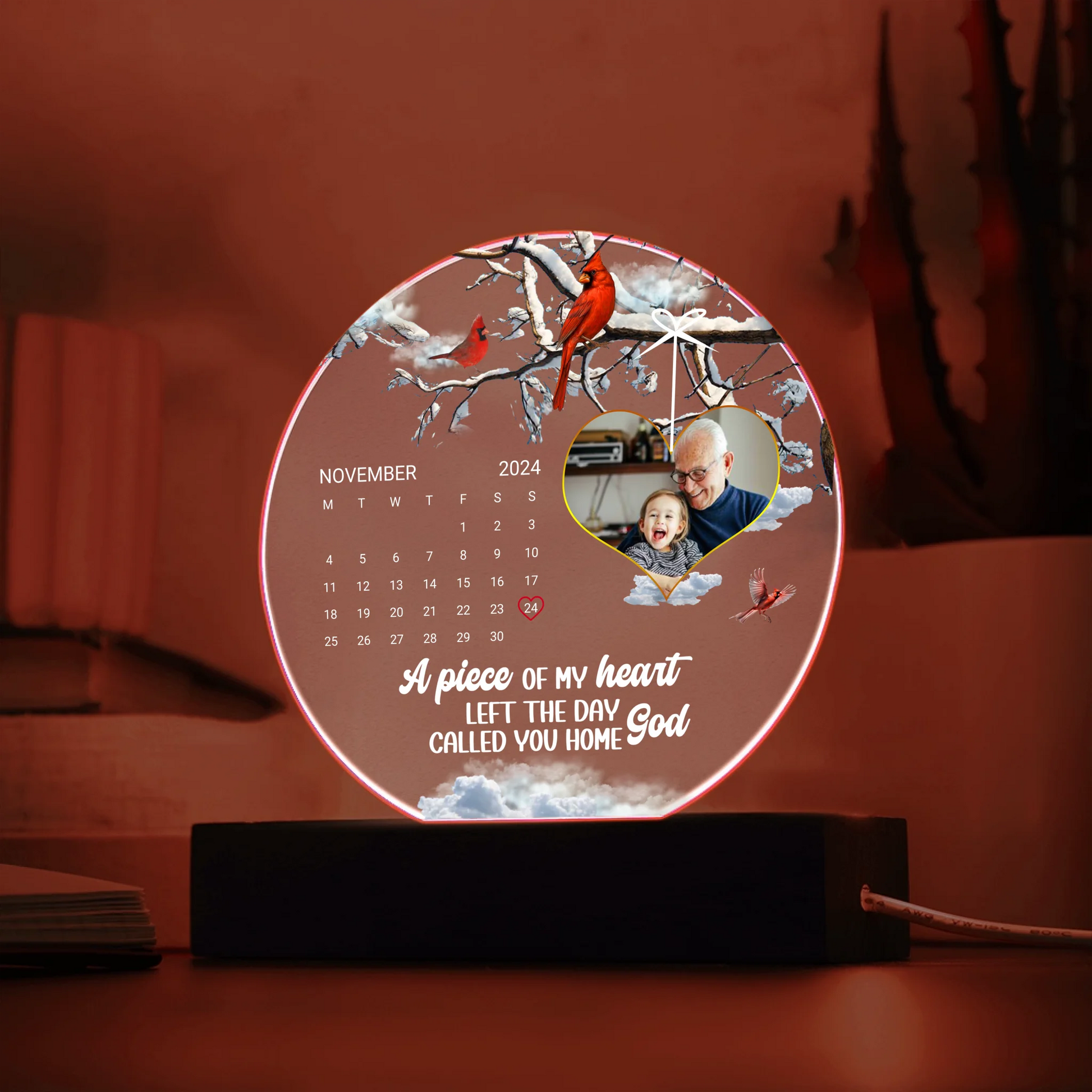 Acrylic Circle LED 6