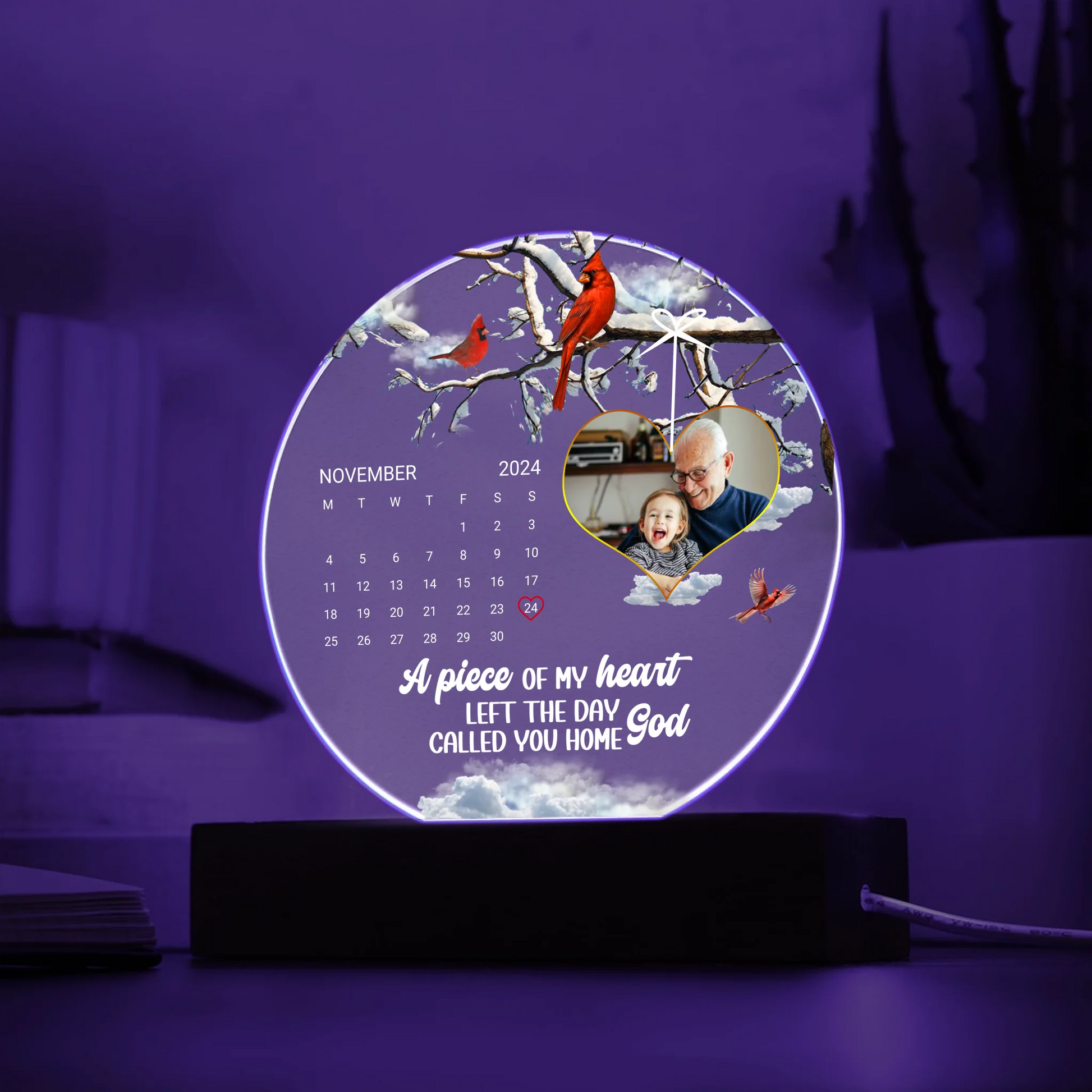 Acrylic Circle LED 5