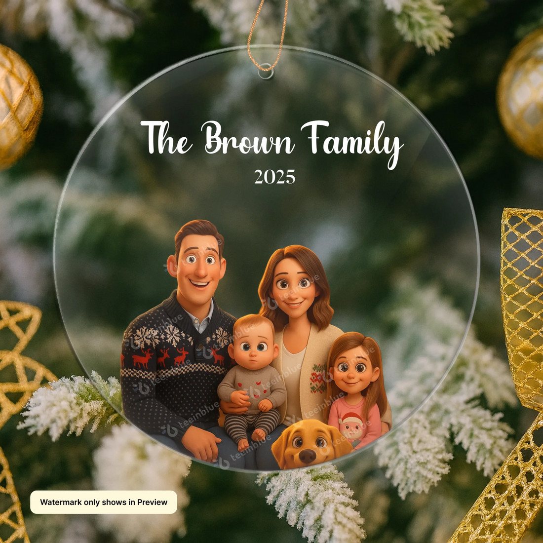 TIB Free Design - Gen AI Family Photo - Christmas