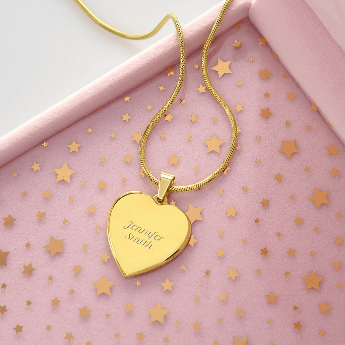 Engraved Heart Necklace