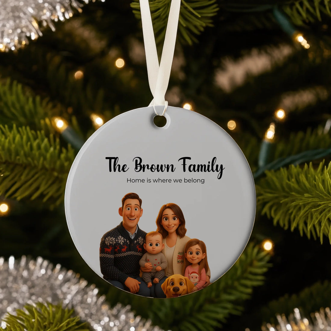 Family Ornament - Upload Photo