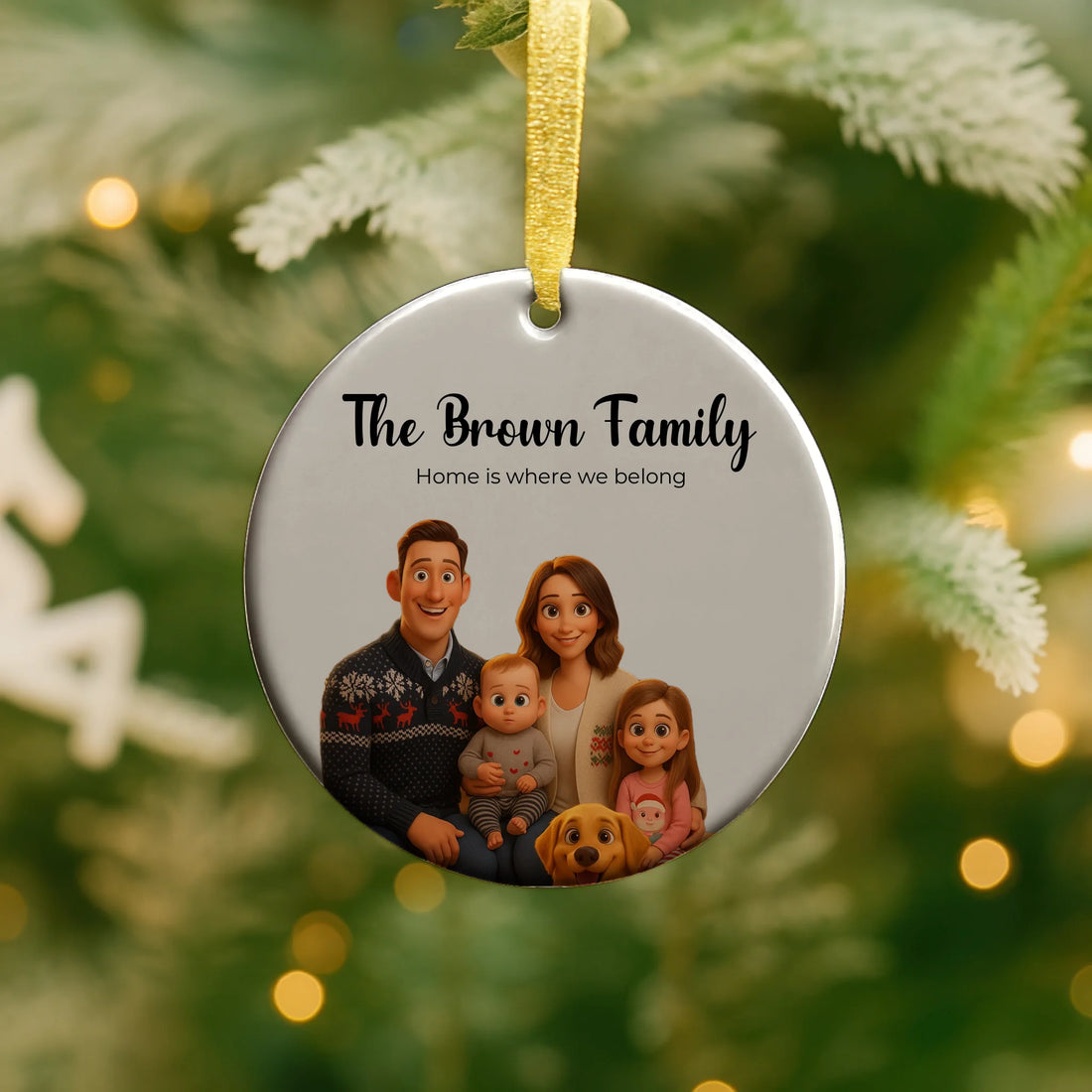 Family Ornament - Upload Photo