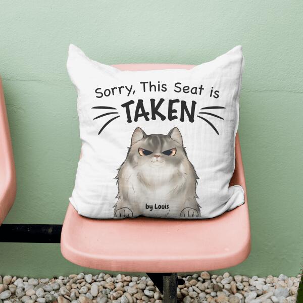 Sorry, This Seat Is Taken Personalized Pillow