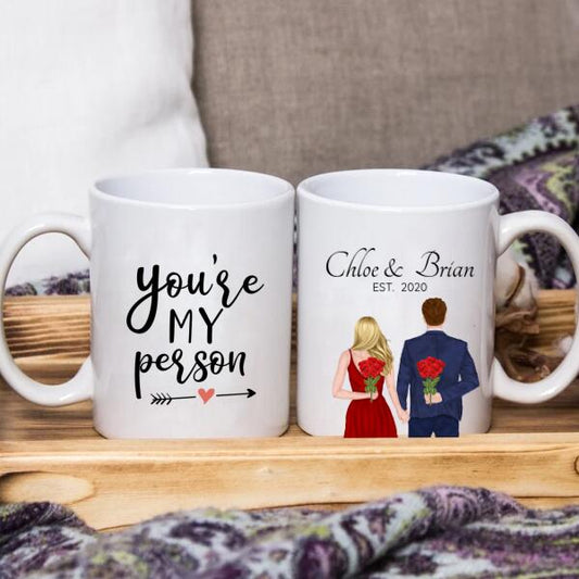 Personalized Valentine Mug, Gift for Secret Valentine